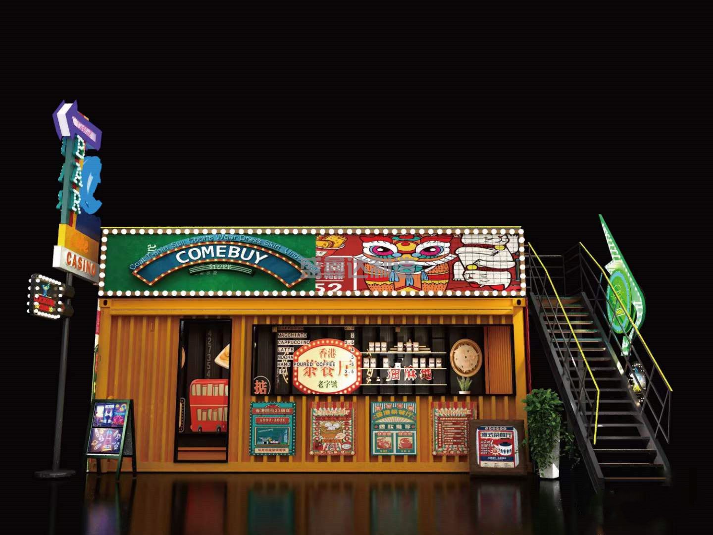 網(wǎng)紅集裝箱商業(yè)街的設(shè)計(jì)要素有哪些